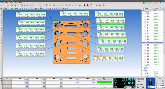 3D precisão do equipamento 2.2MPE da máquina de medição da coordenada CMM Um