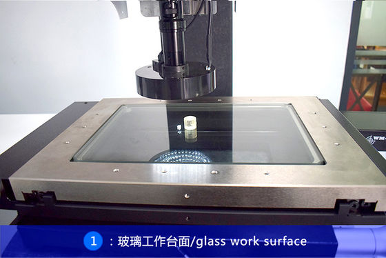 Elevada precisão 3um do manual ótico do sistema de medição da visão do CNC do laboratório 2D